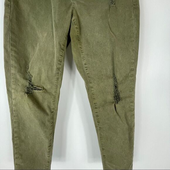 Michael Kors Pants Women's Size 4 Izzy Cropped Skinny Jeans Distressed Ladies - Picture 3 of 11